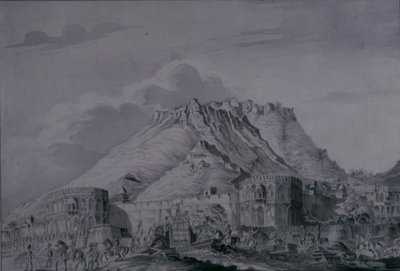 Fortress and Town of Ajmere, 1820 by Patrick Waugh